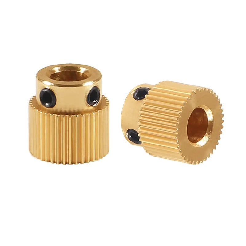 Creality 5PCS Brass Extruder Wheel 26/40 Teeth Drive Gear for CR-10.CR-10S,S4,S5,Ender 3,Ender3 Pro,Ender3 V2 3D Printer Parts