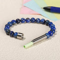 JD Natural Stone Stainless Steel Tube Secret Message Bracelet Women Men Cool Can Place Notes Friendship Couples Wishing Jewelry