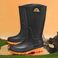 Men's Waterproof Rain Shoes Kitchen Non-Slip Rain Boots Mid-Calf Work Shoes Slip-On Casual Waterproof Outdoor Fishing Boots