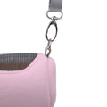 Pet Cage Cross Body Accessories Soft Practical House Travel Portable Squirrel Visible Mesh Hamster Carrier Bags Cylinder Design