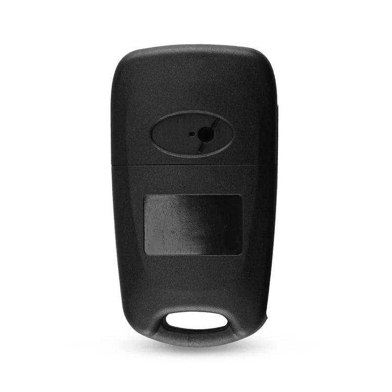KEYYOU Flip Folding Remote Key Shell Case 3 Buttons Fit for Hyundai Accent Keyless Entry Fob Cover Car Alarm Housing