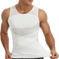 Men Compression Shirts for Men Shapewear Chest Abdomen Control Body Shaper Slimming Undershirt Workout Vest Tank Top