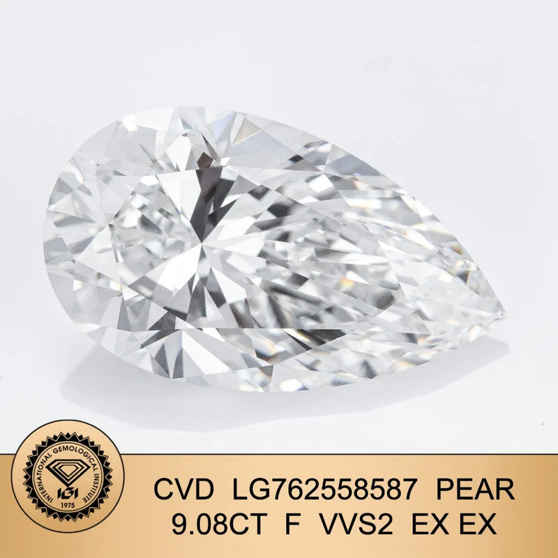Limited-time 50% off on Large With IGI Certificate 7ct 8ct 9ct 10ct 20ct 30ct Big Lab Grown Diamonds CVD Laboratory Diamond