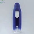 Very High Quality 600g 68 Colors 40 Inch 100cm Long Straight Cosplay Wig With Bangs Heat Resistant Hair Anime Wigs + Wig Cap