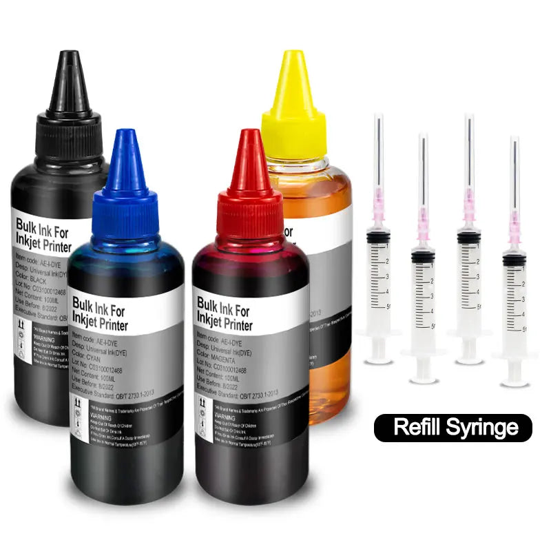 Universal Printer Refill Ink kit For Epson Canon HP Brother Lexmark DELL Inkjet deskjet CISS Cartridge Ecotank cartridge 305
