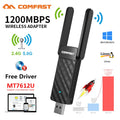 COMFAST 1200Mbps Adaptador Wifi Usb 3.0 Adapter 5G/2G MT7612U 2*2dbi Antena Para PC Cle Kali Linux Monitor Network | SAMAG