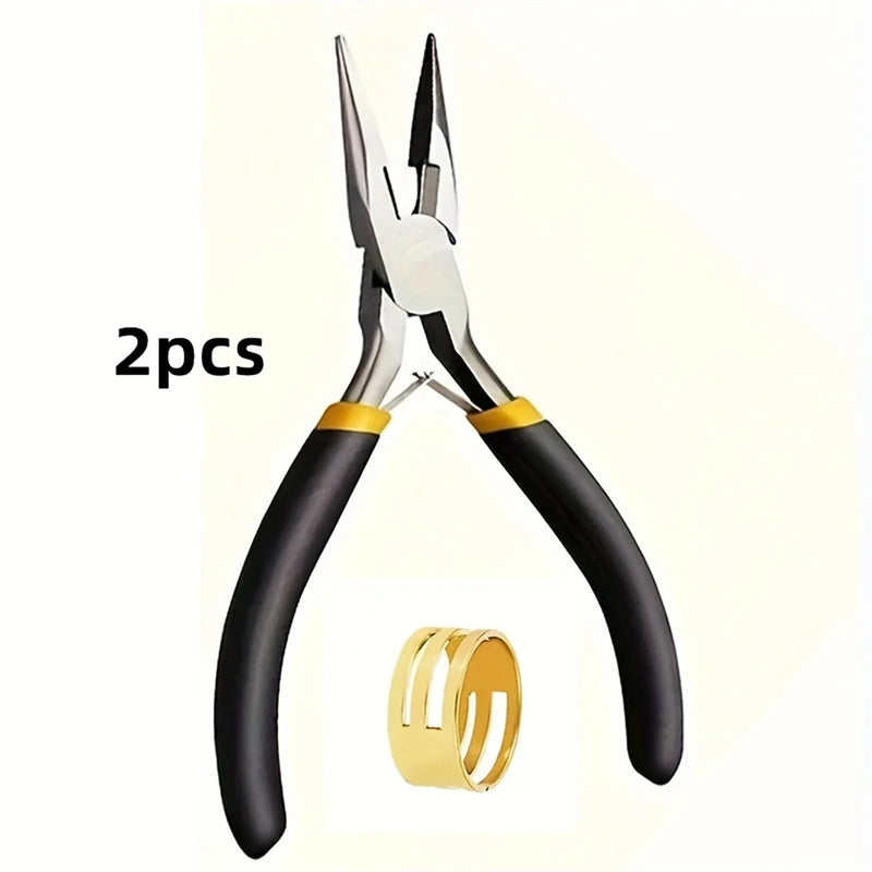 2pcs/1pcs12mm DIY hand pliers with 1 opening ring for making and repairing - Visuel 6 | SAMAG