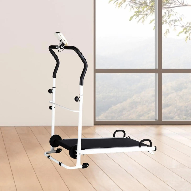 Folding Treadmill Mechanical Stepper with Digital Display | SAMAG