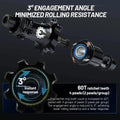 ELITEWHEELS SLT-D 3.0 Road Disc Wheels With Wing 20 Spokes 4 Pawls 60T Ceramic bearing Hub 23mm Inner Width Carbon Racing Wheels