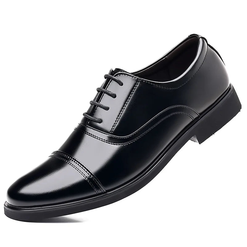 Men Formal Shoes Wear-resistant Sole Fashion Business Party Banquet Retro Carved Lace-up Men Brogue Dress Size 48 Wedding Shoes