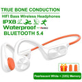 Bone Conduction Earphones Bluetooth Wireless IPX8 Waterproof MP3 Player Hifi Ear-hook Headphone With Mic Headset For Swimming