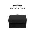 Car Trunk Organizer Box Large Capacity Auto Multiuse Tools Storage Bag Stowing Tidying Leather Folding for Car Trunk Storage Box