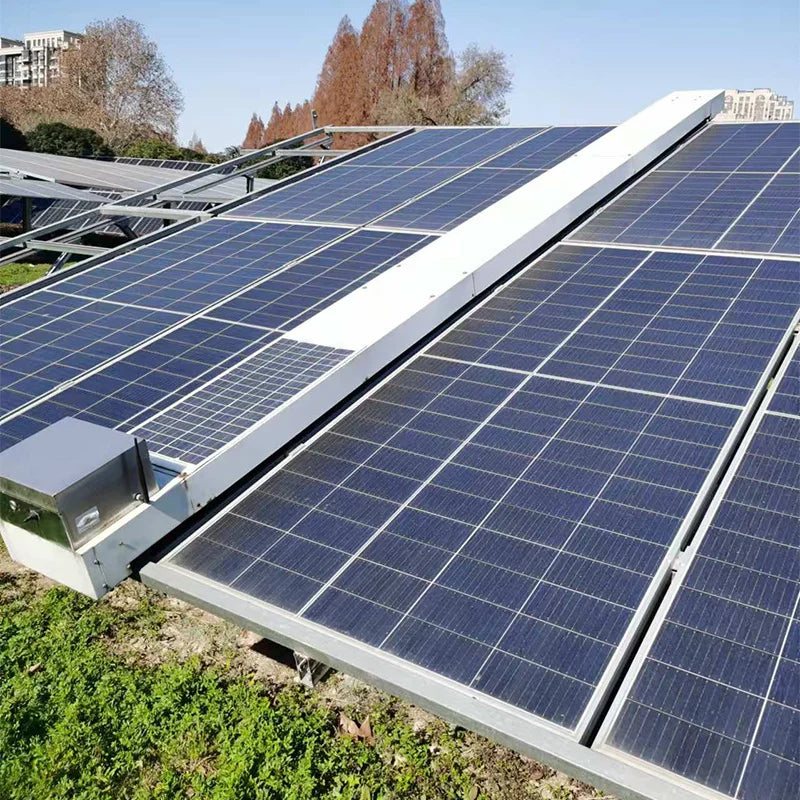 Solar Panel Cleaning Equipment Tools Solar Panel Cleaning Brushes and Rods Kits Solar Panel Cleaning Robots