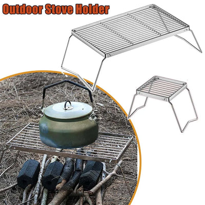 Outdoor Summer Lightweight Stainless Steel Stove Holder | SAMAG
