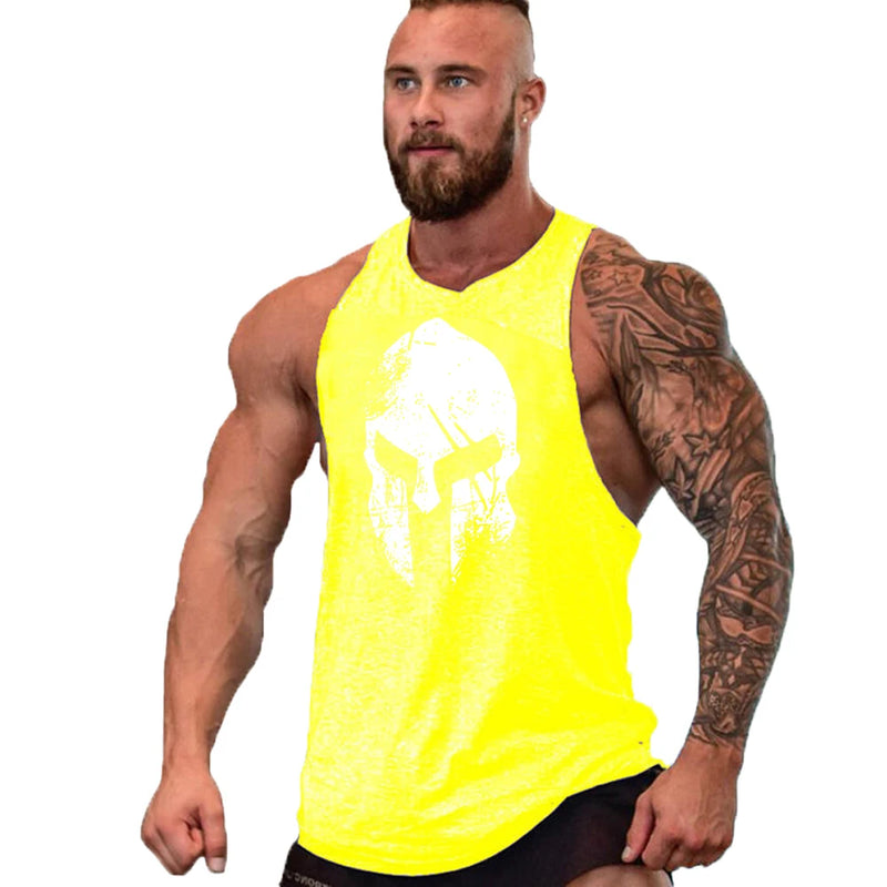 Workout Bodybuilding Sports Brand Gym Mens Back Tank Top Muscle Fashion Sleeveless Shirt Stringer Clothing Singlets Fitness Vest