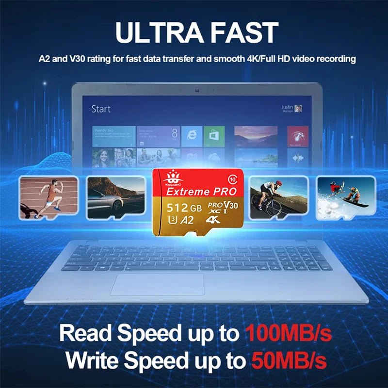 High U3 Tf Reliable Quality Premium 10 Memory Durable Card Fast Phone Class10 Mini Flash High 32/64/128/256/512gb Sd Class Speed