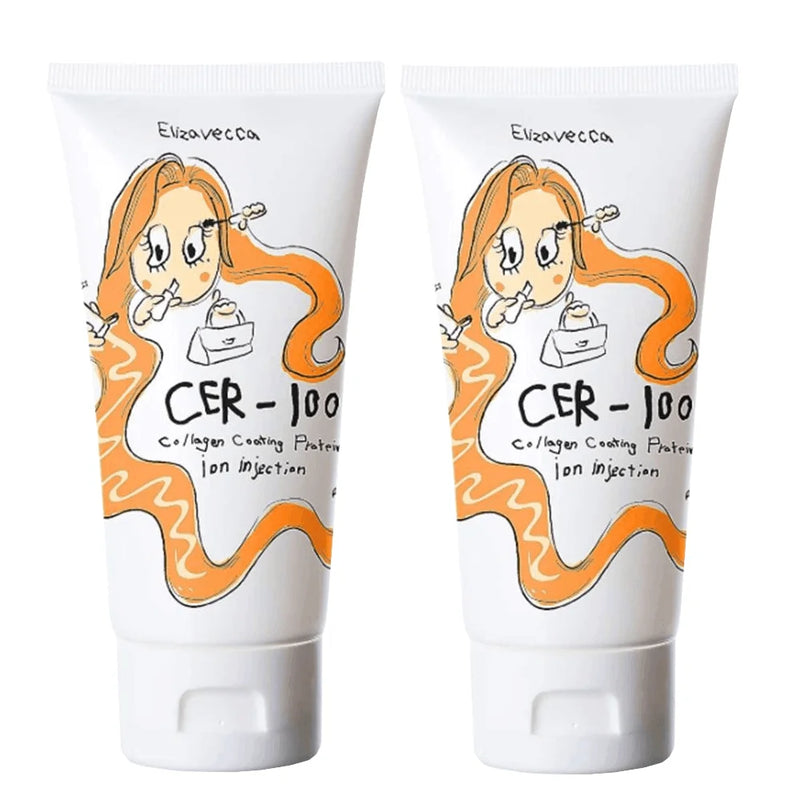 1/3PCS Cer-100 Hair Conditioner Protein Coating Solution, Collagen Keratin Improves Dry and Frizzy Hair Smooth Gentle Hair Care