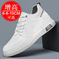 New Stylish Elevator Shoes 8cm Invisible Men's Hidden Heel 6cm Lightweight and Trendy Lace-up Sneakers Fashion Casual Wear