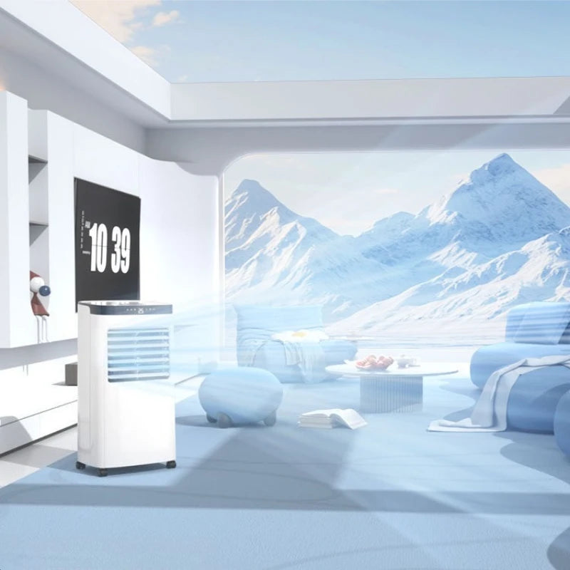High Wind Ice Mist Air Cooler Fan Household Cooling Fan Portable Air Conditioner