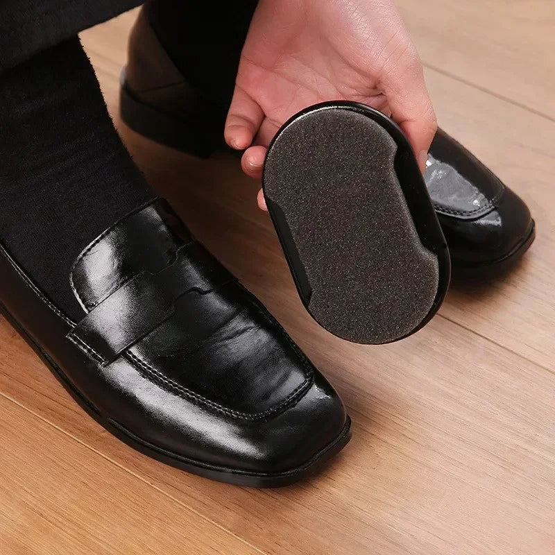 Sponge shoe wax shoe polish brush shoe accessories Leather Care Polish, Colorless Cleaning Cream for Shoes & Leather Goods