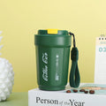 Thermos Coffee Mug Leakproof Vacuum Double Wall Travel Coffee Cup Portable Belt Cup Stainless Steel Mug