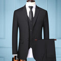 The New Store Offers Discounted Prices  Casual Formal Business Men's Fashionable Gentleman Solid Color All-season Fitted Suit