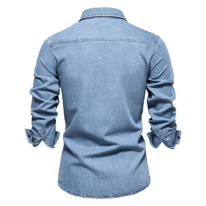 New Style Men's Casual Solid Color 100% Cotton | SAMAG