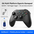G6 wireless mobile game controller with Hall trigger and Hall joystick supporting switch/pc/android/IOS
