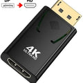 4K DP DisplayPort to HDMI-compatible Adapter Converter Display Port DP to HDMI-compatible HDTV Adapter Video Audio Laptop PC