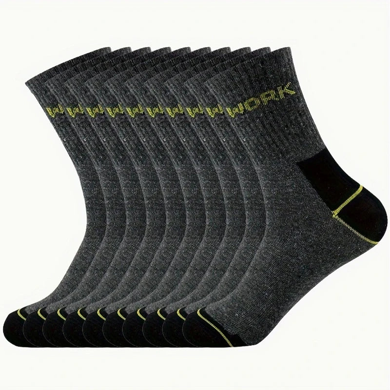 Pairs High-Quality Men Business Odor Proof Mid Tube Socks | SAMAG