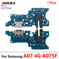 For Samsung A06 A16 A26 A36 A56 A07 A17 A37 A57 4G 5G USB Dock Charging Port Flex Cable Charger Board With Microphone Connector