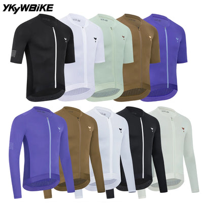 YKYWBIKE Men's Cycling Jersey Summer Spring Bicycle Shirt | SAMAG