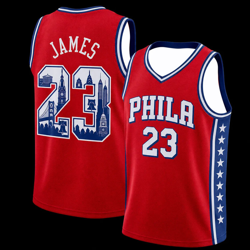 2026 James 23 Basketball Jersey Classic Retro Sleeveless Sports Tank Top Breathable Mesh Training Uniform Fans Basketball Vest