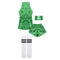 LOlanta 5 - 12 Years Girls Sequins Cheerleading Dress - View 9 | SAMAG