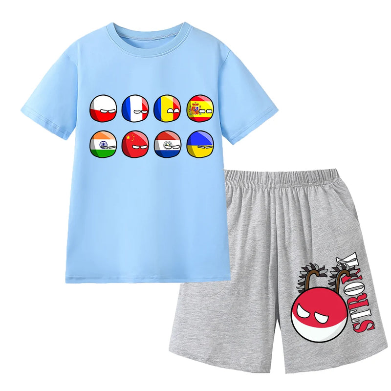 Countryball Polandballs Clothes for Summer Toddler Girls | SAMAG