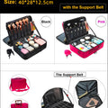 New Upgrade Large Capacity Cosmetic Bag Hot-selling Professinal Women Travel Makeup Case