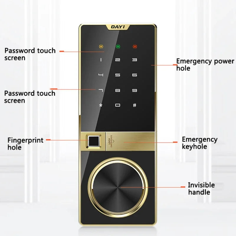 Electronic Safe Deposit Box Digital Password & Fingerprint Unlock For Store Money Jewelry Documents - View 4 | SAMAG