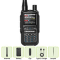 BAOFENG UV-5R Mini Walkie Talkie Bluetooth Programming Frequency Dual PTT Type-C Charging AM FM Long Range Two Way Radio