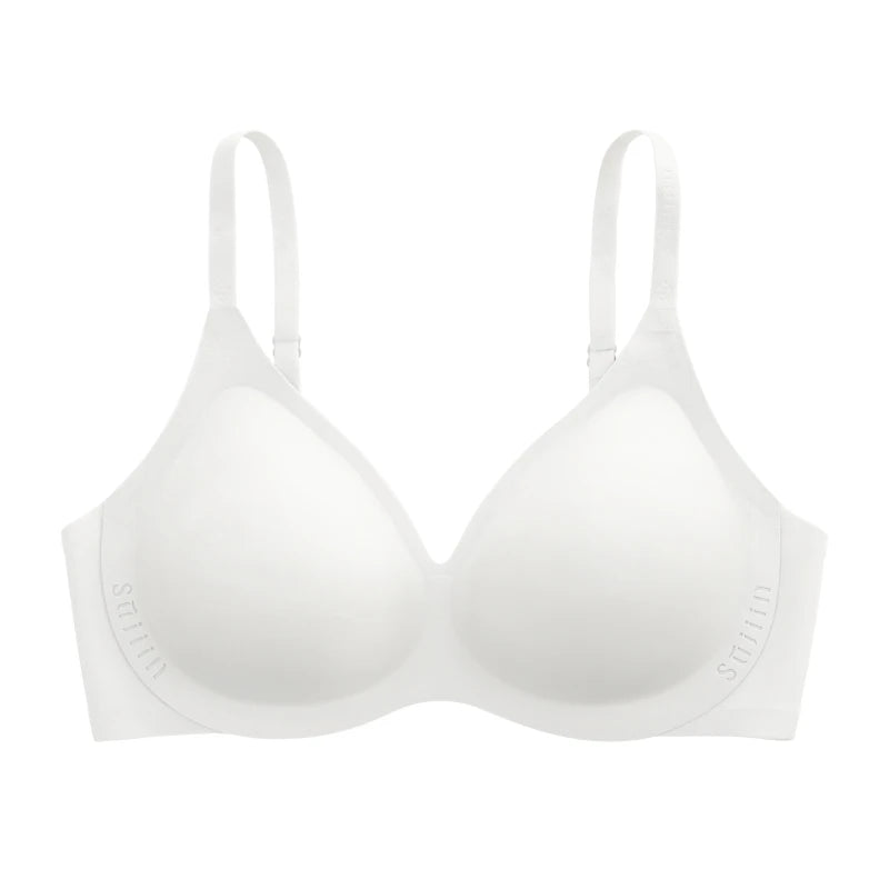 SUJIIN Seamless Bras for Women Sexy Push Up Wireless Bra Female Soft Support Bralettes V-Neck Lady Thin Comfort Bralettes MX222