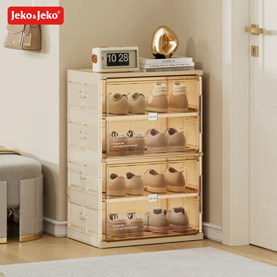 Jeko&Jeko Durable Adjustable Space Saving Cabinet Closet Stand Shoes Storage Shoebox Organizer | SAMAG