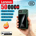 Lenovo Wireless Magnetic Power Bank 500000mAh 22.5w Super Fast Charging Portable External Battery Powerbank For iphone Huawei
