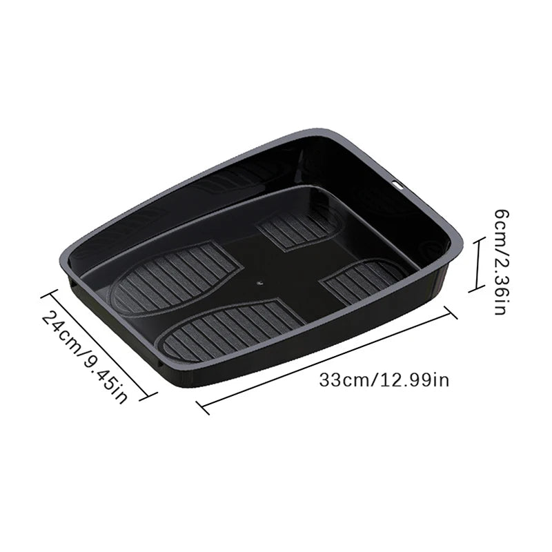 Car Shoes Storage Tray Interior Multifunctional Durable Accessory Tidying Vehicle Organizer Under Seat Container Box Car Accesso