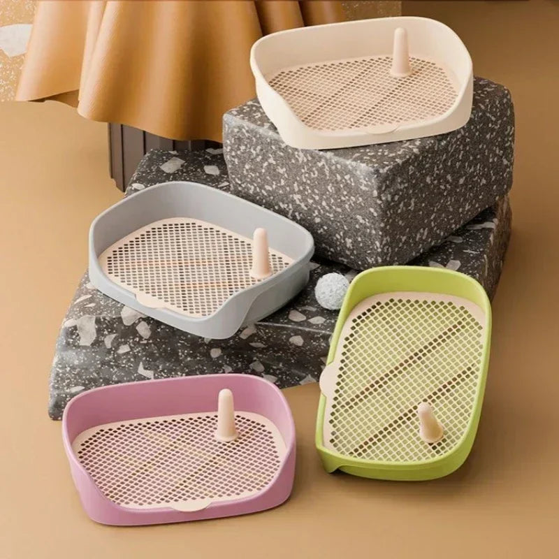 Large Indoor Pet Litter Box Dog Training Toilet Portable Puppy Pad Holder Tray Dog Potty Pet Toilet for Puppie Dog Pet Accessory