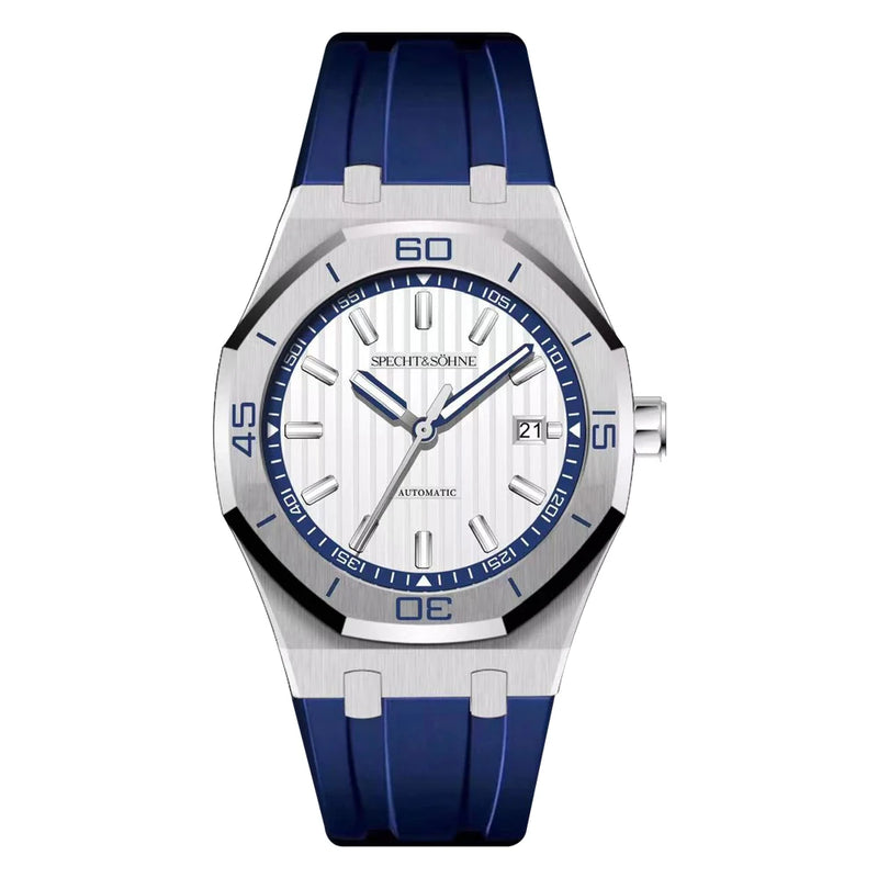 New Luxury Specht & Söhne Automatic Mechanical Watches Japan 8215 Movt Stainless Steel Watch Sapphire Crystal Waterproof 40MM