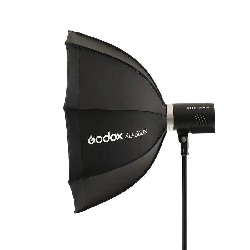 Godox AD-S60S 60cm Silver Deep Parabolic Softbox with Honeycomb Grid Godox Mount Softbox for AD300PRO AD400PRO ML60