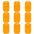 Wholesale 100Pcs Dog ID Tags Customized Custom Engraved Dogs Pet Name Phone Aluminum Round Military Identity Plate Personalized