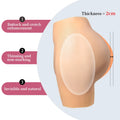 Extra Thick Men's Silicone False Vagina Pants Sexy Buttocks 2cm Shemale Cosplay Crossdresser Drag Queen Hip Enhancer Pant