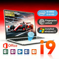 2026 intel Core i9-9900/i3-6100 15.6" Laptop 16GB RAM 1/2TB SSD Windows 11 Pro Fingerprint Unlock Office game Backlight Laptop