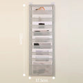 Document Hanging Storage Bag Oxford Cloth Storage Pocket Chart Hanging File Folding Holder Cascading Fabric Organizer For Office