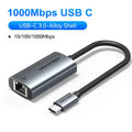 Vention USB A C 2.5G Ethernet Adapter 3.0 2500/1000 Mbps Network Card for MacBook iPad Lan RJ45 for PC - Visuel 11 | SAMAG